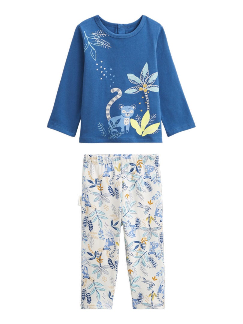 Pyjama bebe 2 pieces Gamboa Bleu Kiabi 17.99