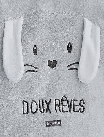 PYJAMA BEBE 2 PIECES GRIS "LAPIN