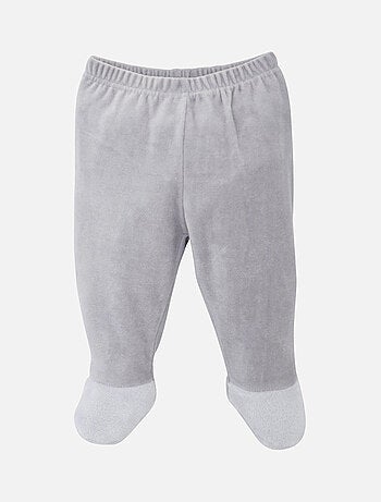 PYJAMA BEBE 2 PIECES GRIS "LAPIN