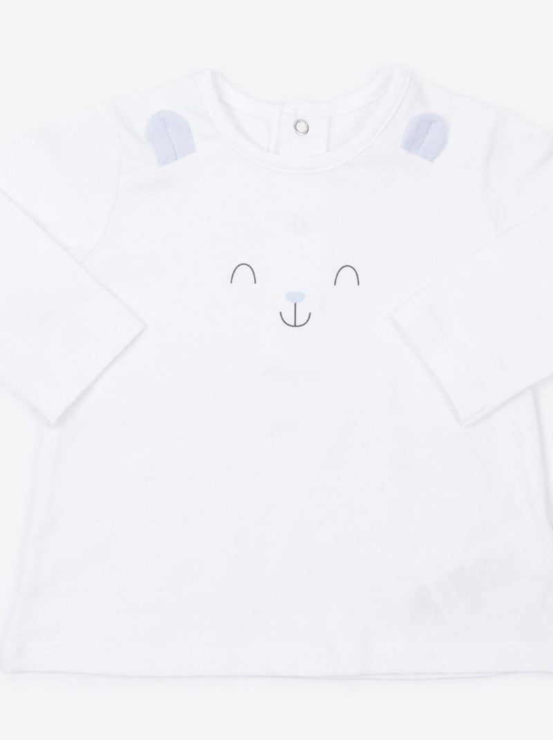 Pyjama bébé 2 pièces , LAPIN Kitikate Bleu - Kiabi