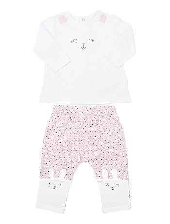 Pyjama bébé 2 pièces , LAPIN Kitikate