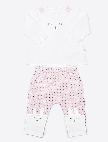 Pyjama bébé 2 pièces , LAPIN Kitikate