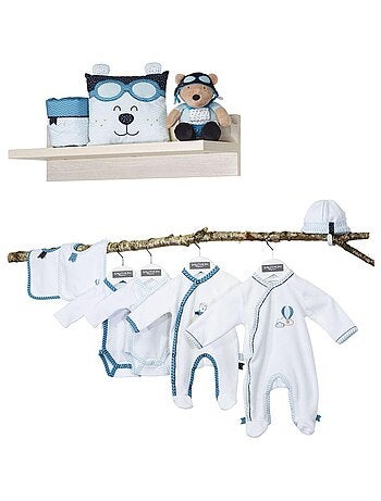 Pyjama bébé à manches longues en velours - SAUTHON