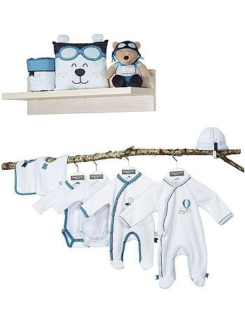 Pyjama bébé à manches longues en velours - SAUTHON