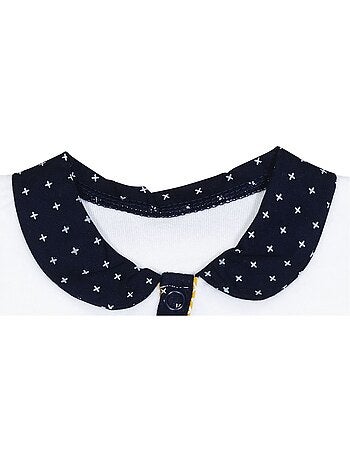 Pyjama bébé à manches longues en velours - SAUTHON