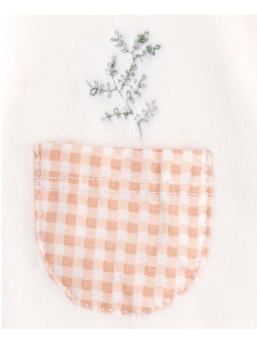 Pyjama bébé à manches longues en velours - SAUTHON - Kiabi