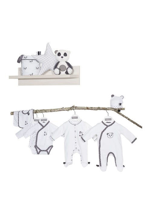 Pyjama bébé à manches longues en velours - SAUTHON - Kiabi