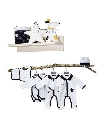 Pyjama bébé à manches longues en velours - SAUTHON