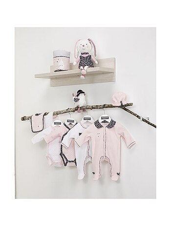 Pyjama bébé à manches longues en velours - SAUTHON