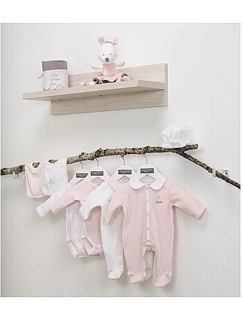 Pyjama bébé à manches longues en velours - SAUTHON