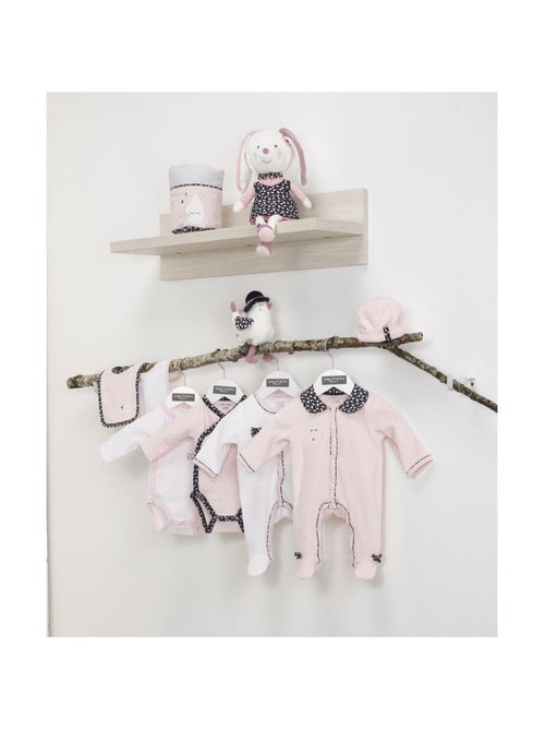 Pyjama bébé à manches longues en velours - SAUTHON - Kiabi