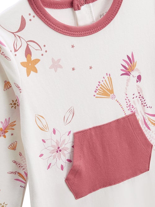 Pyjama bébé à pieds retroussables Fiesta - Kiabi