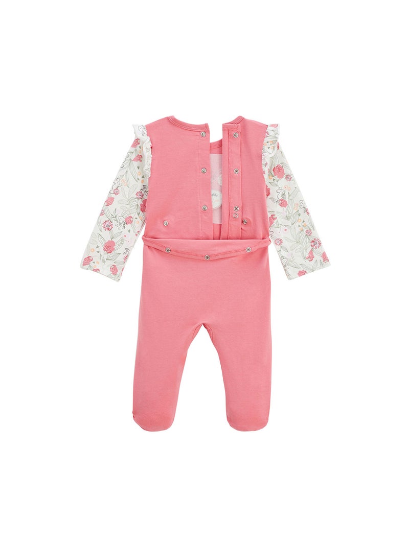 Pyjama bébé Anaelle Rose - Kiabi