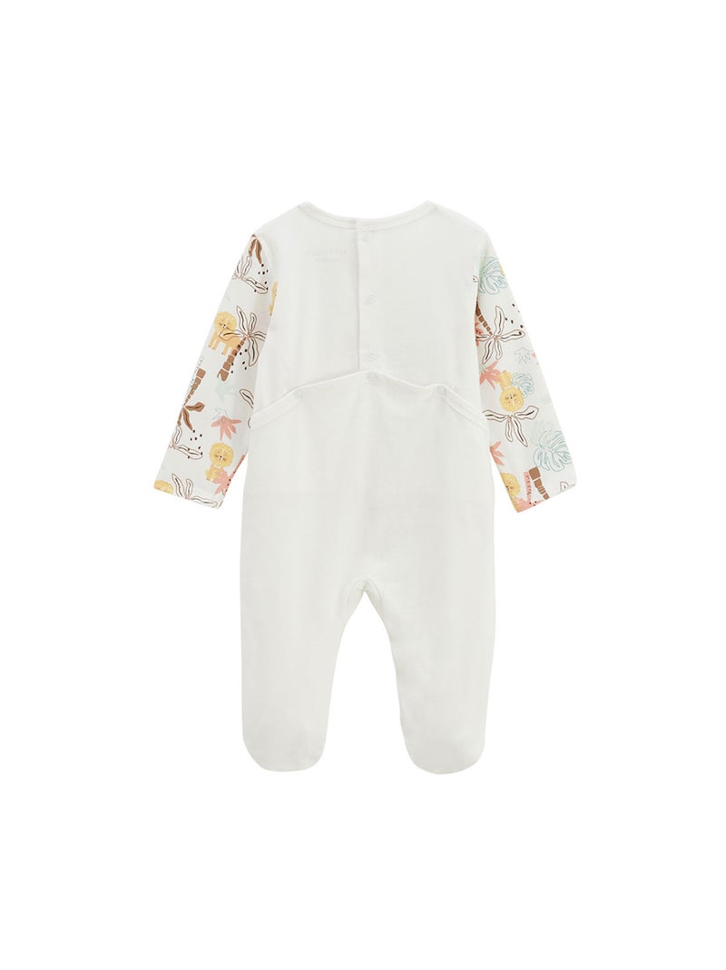 Pyjama bébé Auguste Ecru - Kiabi