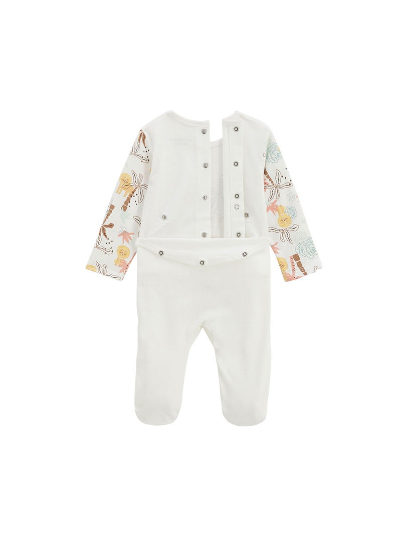 Pyjama bébé Auguste Ecru - Kiabi