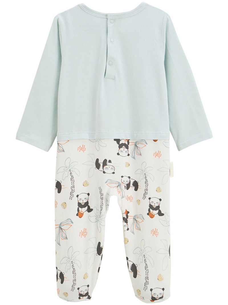 Pyjama bébé Bento Vert - Kiabi