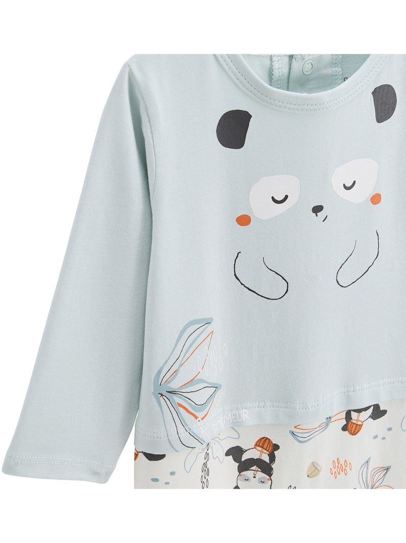 Pyjama bébé Bento Vert - Kiabi