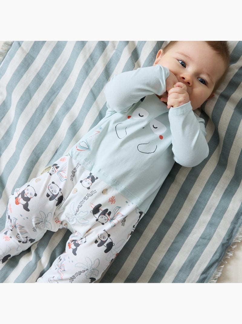 Pyjama bébé Bento Vert - Kiabi