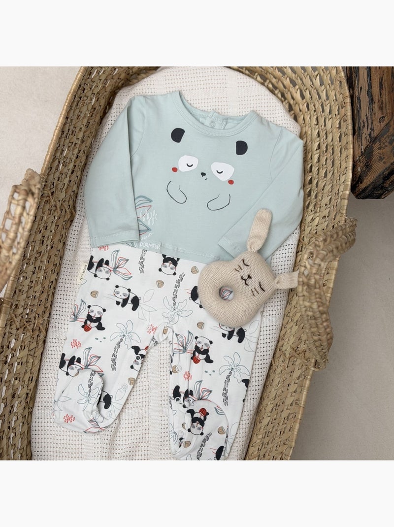 Pyjama bébé Bento Vert - Kiabi