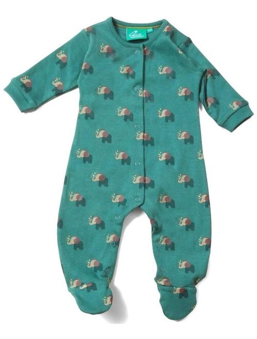 Pyjama Bébé Bio Léger - Éléphants - Kiabi