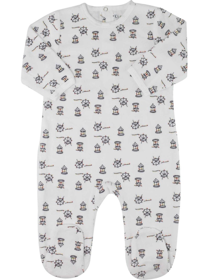 Pyjama Bébé Blanc - Kiabi
