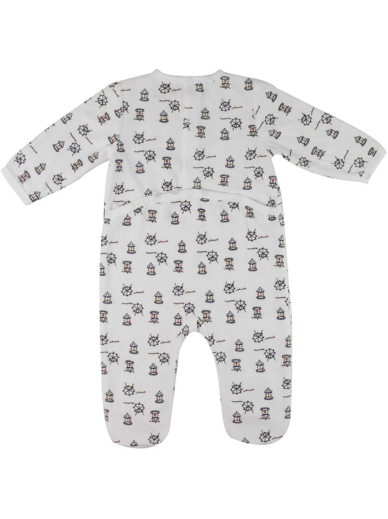 Pyjama Bébé Blanc - Kiabi