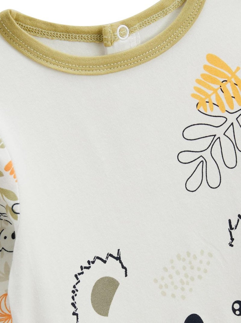 Pyjama bébé Brisbane Ecru - Kiabi