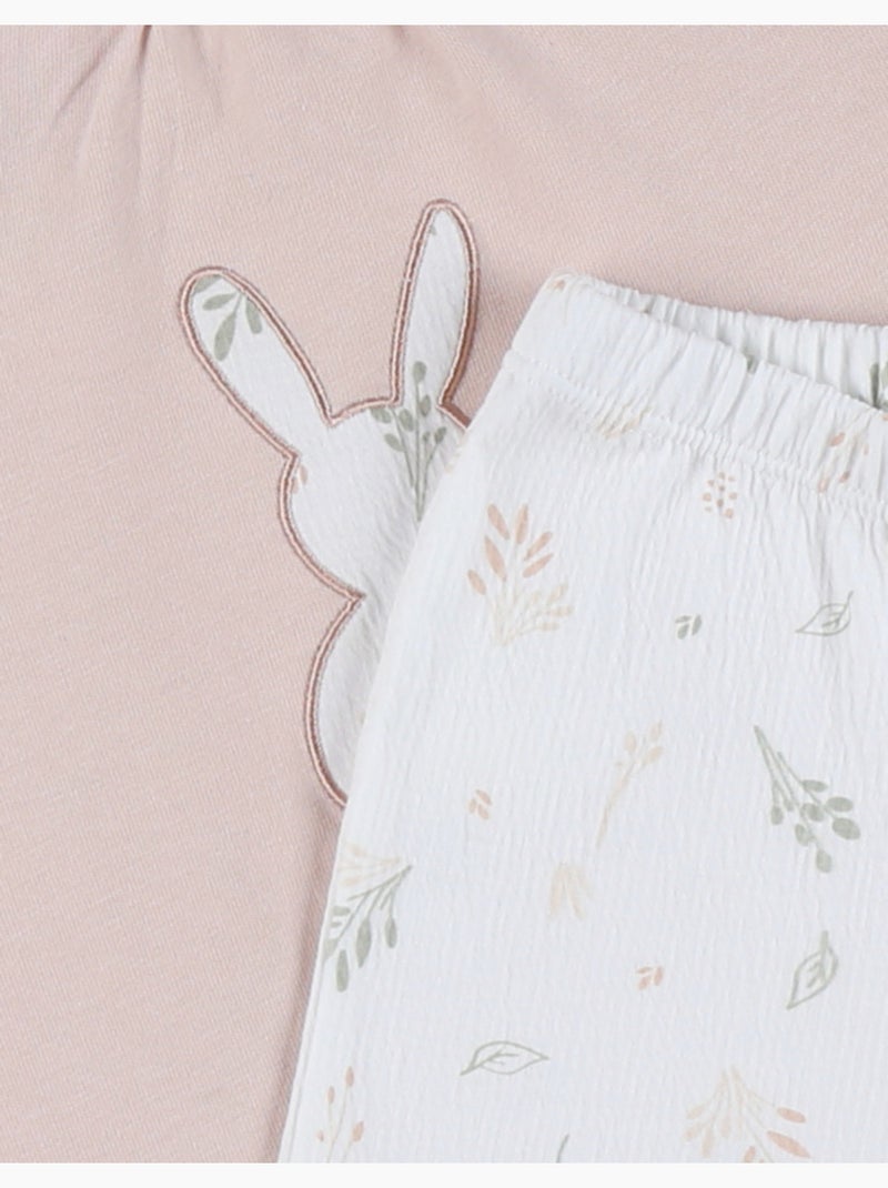 Pyjama bébé, coton fantaisie Noukie's Beige - Kiabi