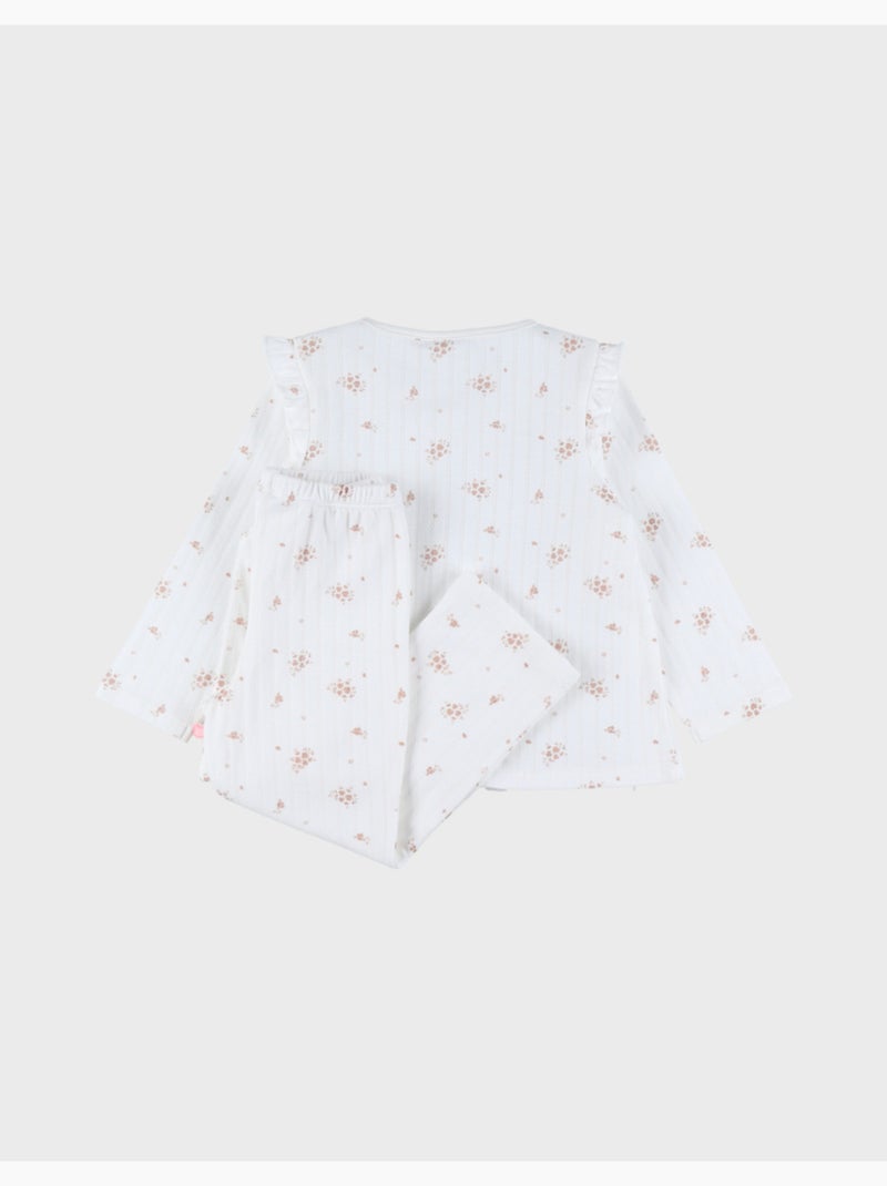 Pyjama bébé, coton fantaisie Noukie's Blanc - Kiabi
