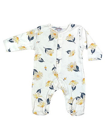 Pyjama bébé Coton Fleurs Les Chatounets