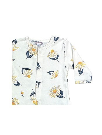 Pyjama bébé Coton Fleurs Les Chatounets