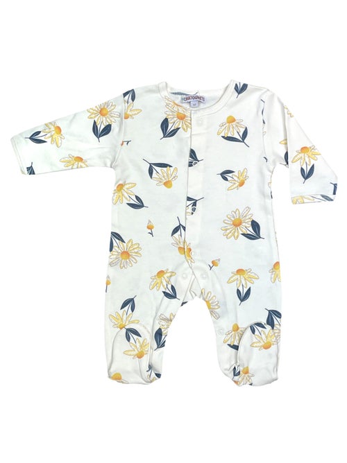Pyjama bébé Coton Fleurs Les Chatounets - Kiabi