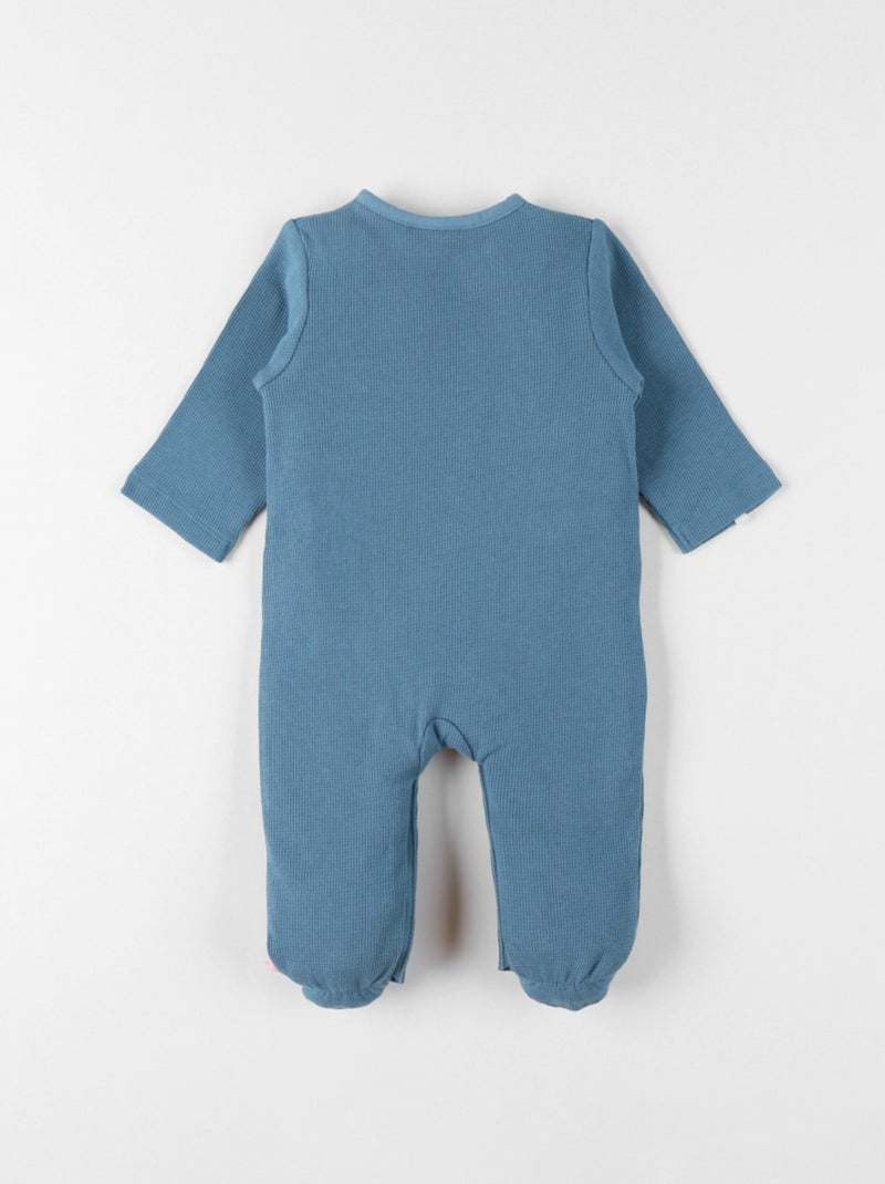 Pyjama bébé, Coton Gaufré Noukie's Bleu - Kiabi