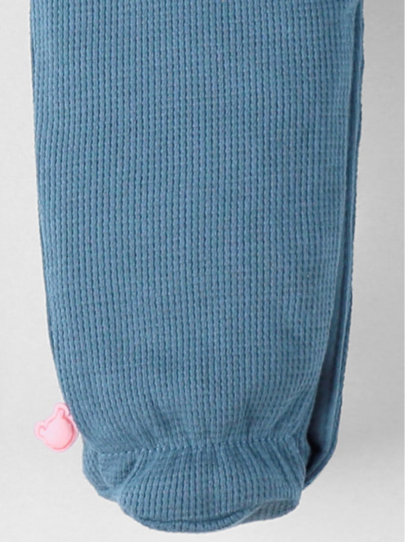 Pyjama bébé, Coton Gaufré Noukie's Bleu - Kiabi