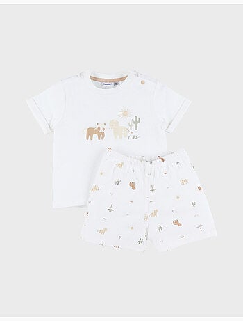 Pyjama bébé, coton imprimé Noukie's