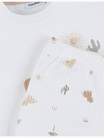 Pyjama bébé, coton imprimé Noukie's