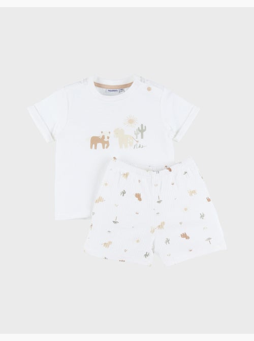 Pyjama bébé, coton imprimé Noukie's - Kiabi