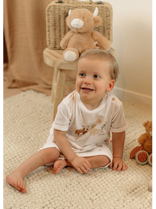 Pyjama bébé, coton imprimé Noukie's - Kiabi