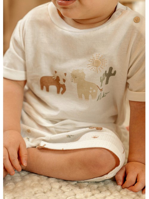 Pyjama bébé, coton imprimé Noukie's - Kiabi