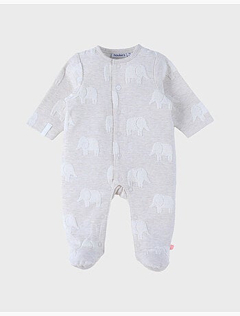 Pyjama bébé, coton jacquard noukie's