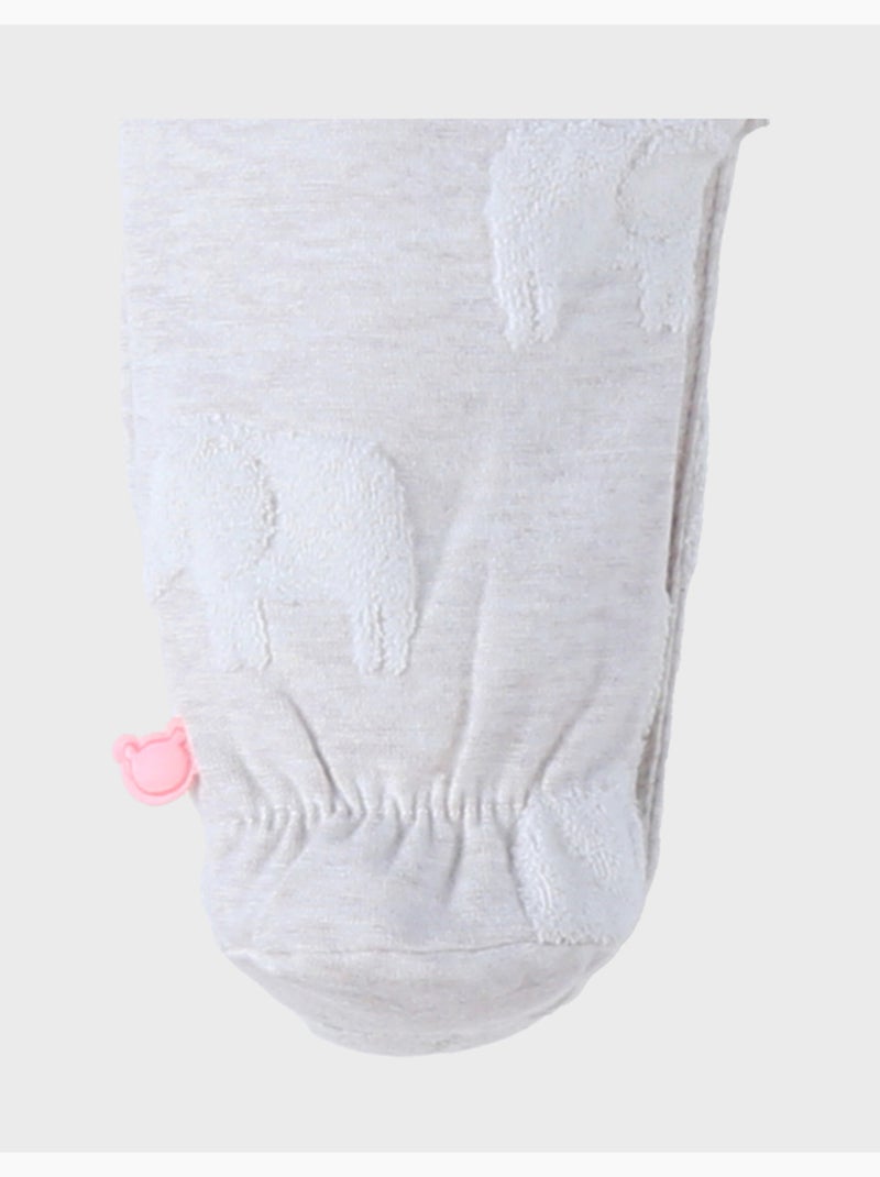 Pyjama bébé, coton jacquard noukie's Beige - Kiabi