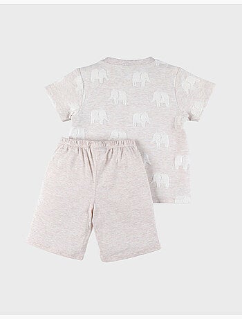 Pyjama bébé, coton jacquard Noukie's