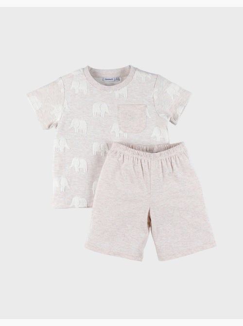 Pyjama bébé, coton jacquard Noukie's - Kiabi Pyjama bébé, coton jacquard Noukie's - Kiabi