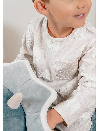 Pyjama bébé, coton jacquard Noukie's