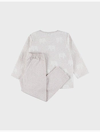 Pyjama bébé, coton jacquard Noukie's