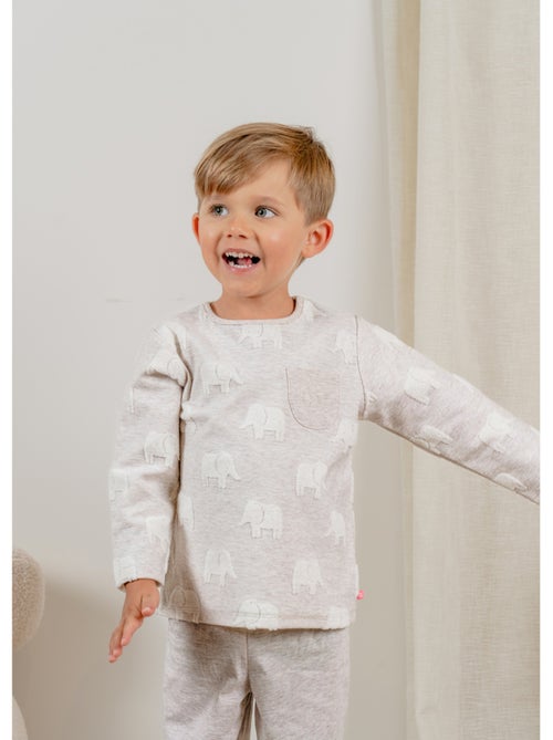Pyjama bébé, coton jacquard Noukie's - Kiabi Pyjama bébé, coton jacquard Noukie's - Kiabi