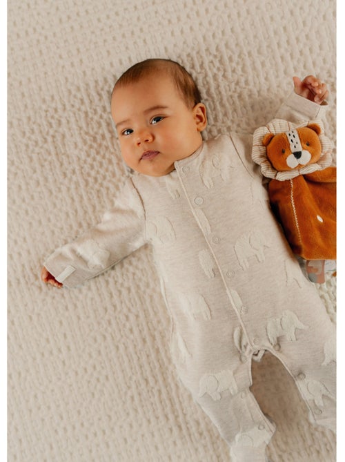 Pyjama bébé, coton jacquard Noukie's - Kiabi