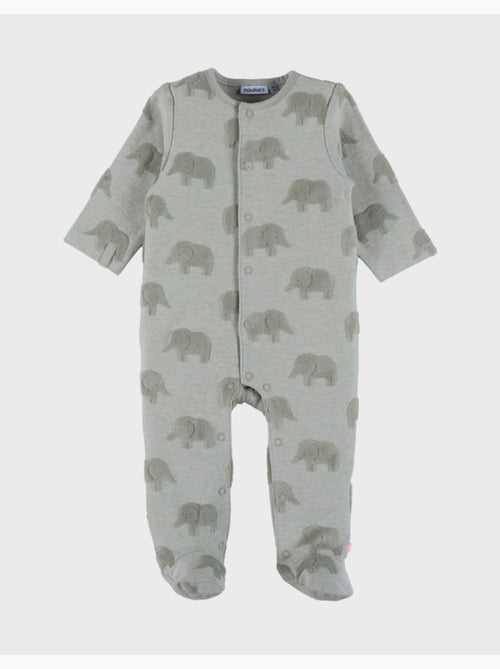 Pyjama bébé, coton jacquard Noukie's - Kiabi