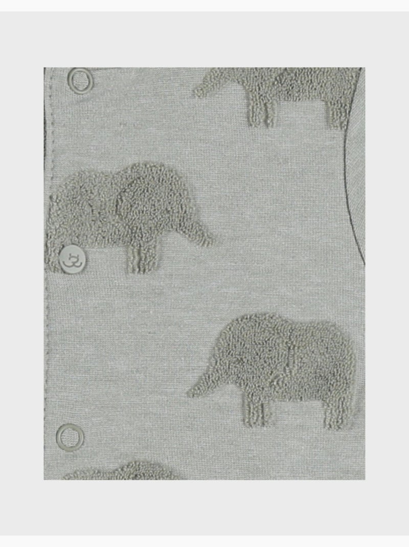 Pyjama bébé, coton jacquard Noukie's Vert - Kiabi