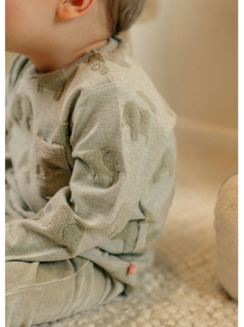 Pyjama bébé, coton jacquard Noukie's - Kiabi Pyjama bébé, coton jacquard Noukie's - Kiabi
